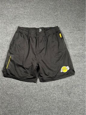 NBA Los Angeles Lakers Black Mesh Athletic Shorts